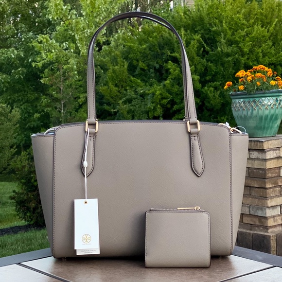 NWT Tory Burch Emerson Top Zip Tote & Wallet Set - Picture 3 of 7